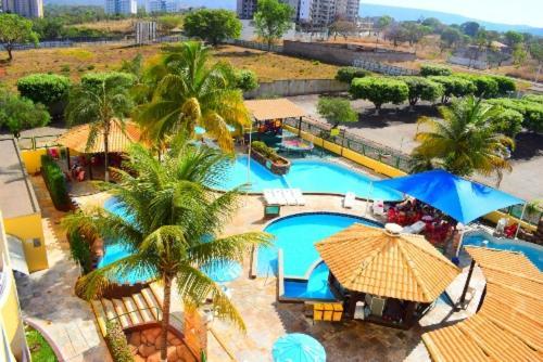 Flat Para Temporada Perto Singapura Shopping Com 7 Piscinas, Bar Molhado, Restaurante - A 3 Min Centro De Caldas Novas! Eksteriør billede