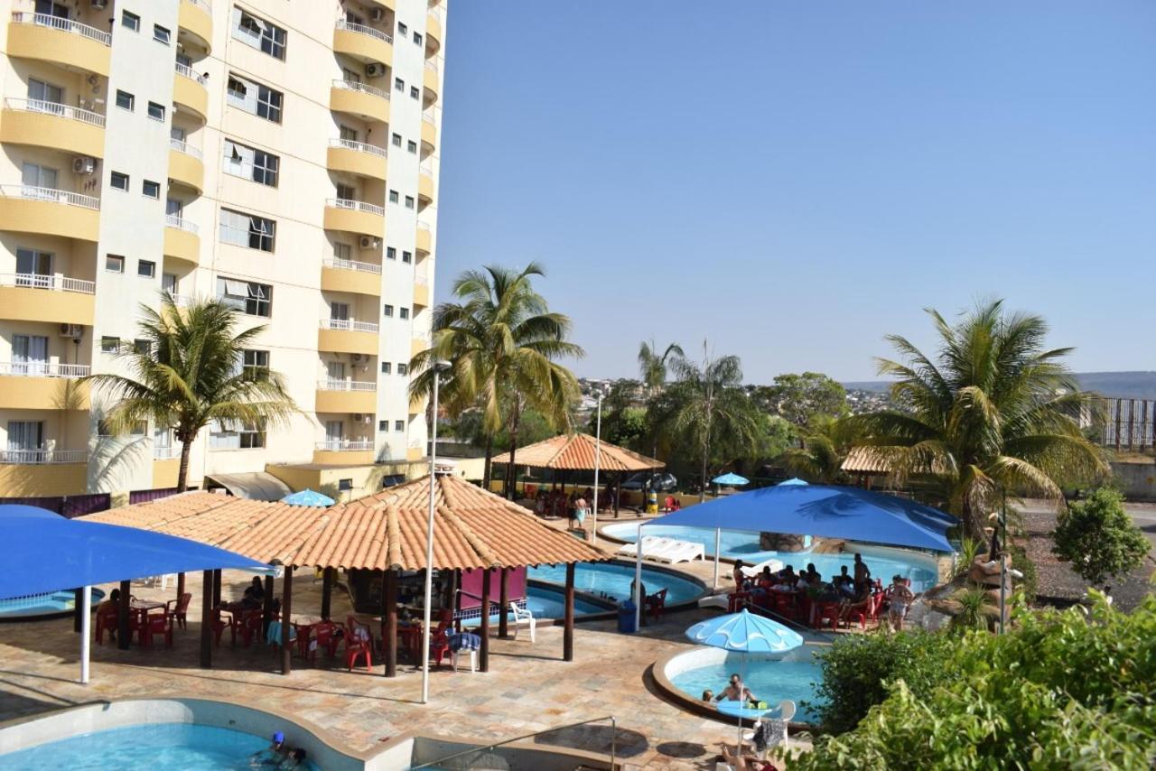 Flat Para Temporada Perto Singapura Shopping Com 7 Piscinas, Bar Molhado, Restaurante - A 3 Min Centro De Caldas Novas! Eksteriør billede