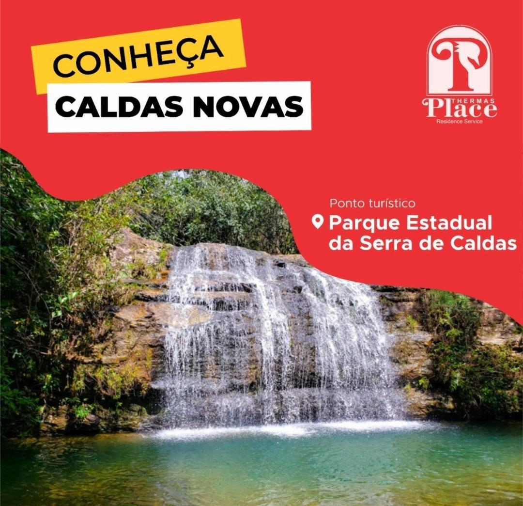 Flat Para Temporada Perto Singapura Shopping Com 7 Piscinas, Bar Molhado, Restaurante - A 3 Min Centro De Caldas Novas! Eksteriør billede